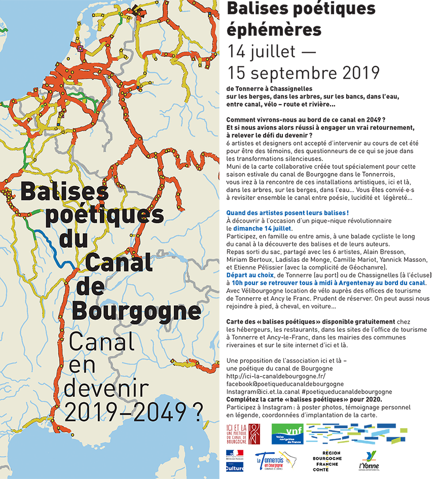 Balises poétiques du canal de Bourgogne