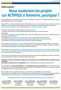 Lettre ouverte avril 2017 biomasse