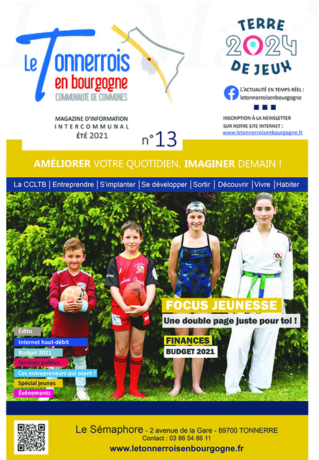 MAGAZINE N°13  - Le Tonnerrois en Bourgogne - ETE 2021_COUV.jpg