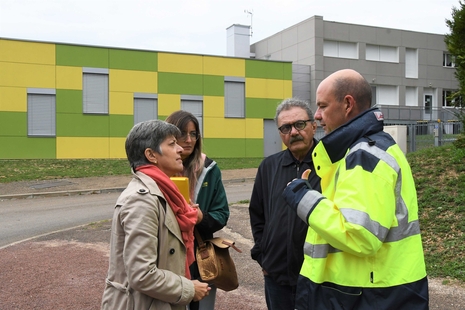 Cité educative et artistique réunion de planification de chantier le 16 09 2022