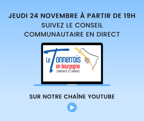 Conseil Communautaire du 24 novembre 2022 en direct