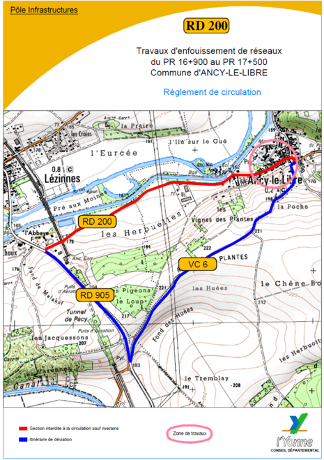 Travaux Ancy-le-Libre RD 200 fev-mai 2022