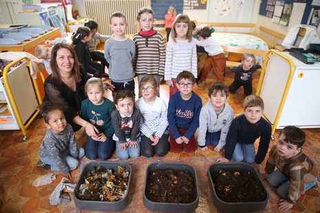 Lombricomposteur école maternelle Ancy-le-Franc