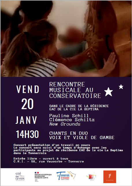 Rencontre musicale au Conservatoire avec Cie La Septima