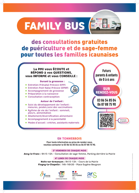 AFFICHE FAMILY BUS TONNERROIS