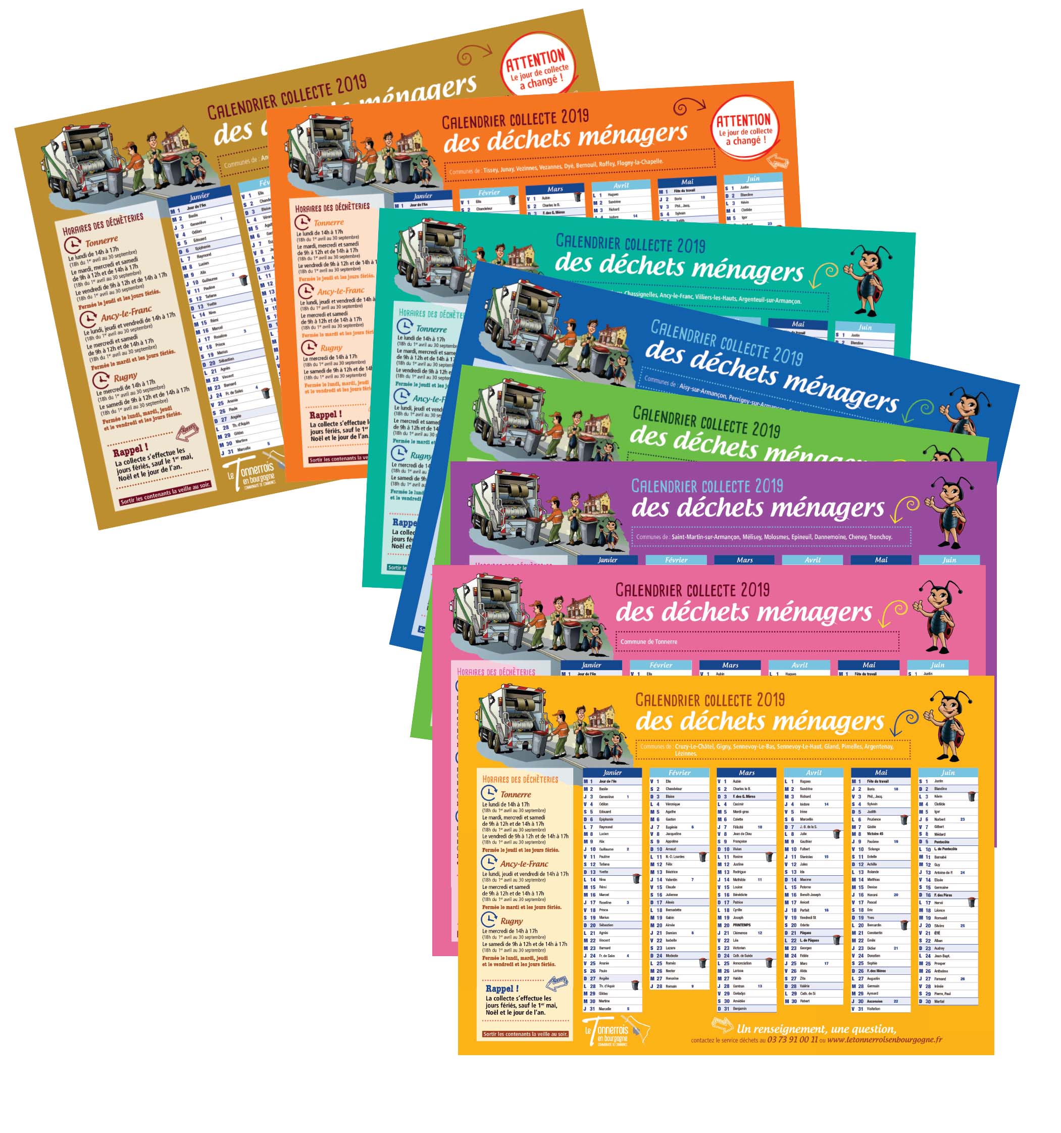 Calendrier 2022 Smictom Coulommiers