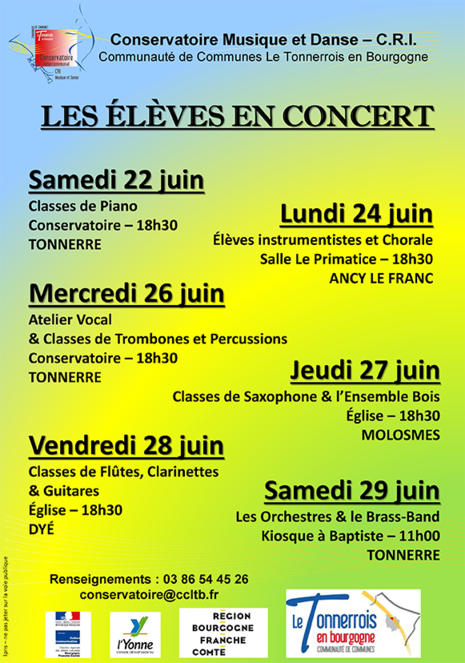 Semaine musicale affiche