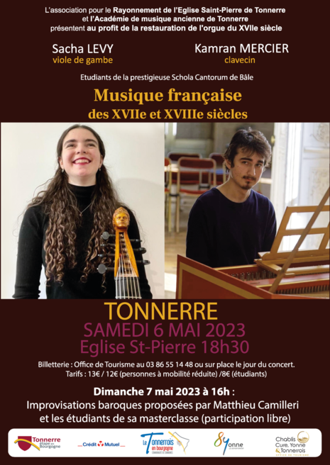 Concert baroque eglise Saint Pierre