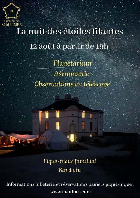 Nuit des étoiles filantes - MAULNES 2023