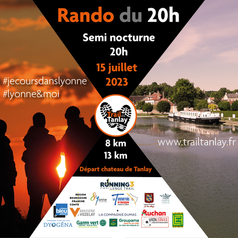 Trail de Tanlay Rando du 20h 2023