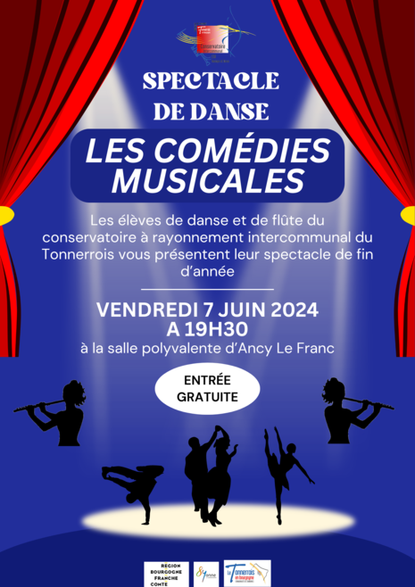 Concert danse et comédie musicale le 07 06 2024