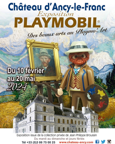 Expo playmobil chateau ancy le franc 2024