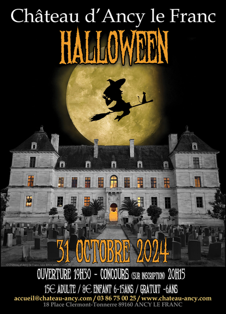 Halloween au chateau d'Ancy-le-Franc 2024
