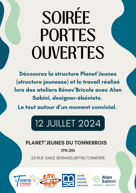 Soirée portes ouvertes à Planet'jeunes 2024