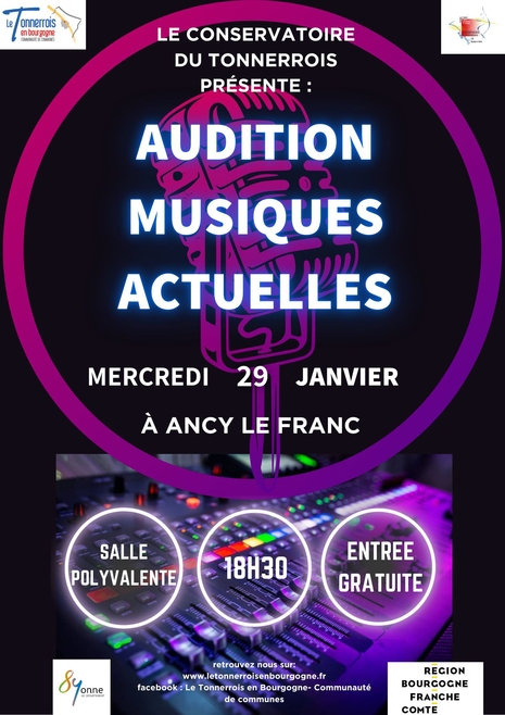 Audition Musiques Actuelles